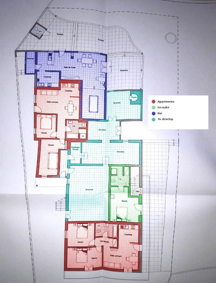A Casa Amarela Apartman Pinheiro de Coja Kültér fotó